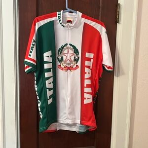 Italy Bicycle Bike Jersey L NWOT